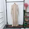 Arabic Boutique Wholesale Casual Modest New Muslim Ladies Plus Size Maxi Dresses Designer Islamic Abaya