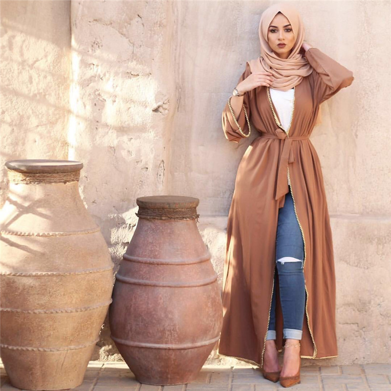 Dubai Fancy Muslim Maxi Dresses Designer Latest Fashion Modest Islamic Abaya