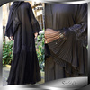 Fashion Classic Middle East Islamic Dubai Cardigan Robe Oman Pleated Sleeve 