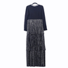 Ins Pleated Robe European And American Muslim Female Ethnic Casual Cake Skirt Spot Muslim Abaya