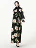 New Fashion Long Skirt Hui Nationality Saudi Arabia Fashion Muslim Robe Worship Service Full Button Lapel Cardigan