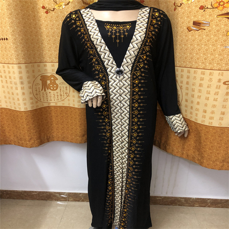  Caftan Turkish Dubai Jalabiya Islamic Clothing Jilbab Kaftan Thobe Burka 2022 Muslim Prayer Women Maxi Dress Abaya