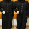  Turkish Jilbab Burka Thobe Jalabiya 2022 Dubai Kaftan Islamic Clothing Muslim Caftan Prayer Women Maxi Dress Abaya
