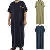  Islamic Clothing Modest Arab Muslim Salwar Kameez Thobe Modest Dubai Sherwani Designs Sets for Men Chemises Hommes India & Pakistan Clothing Men Kurta