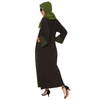 Cross-border Source of Middle Eastern Muslim Muslim Women's Dresses Plus Size Long-sleeved Women's Chiffon