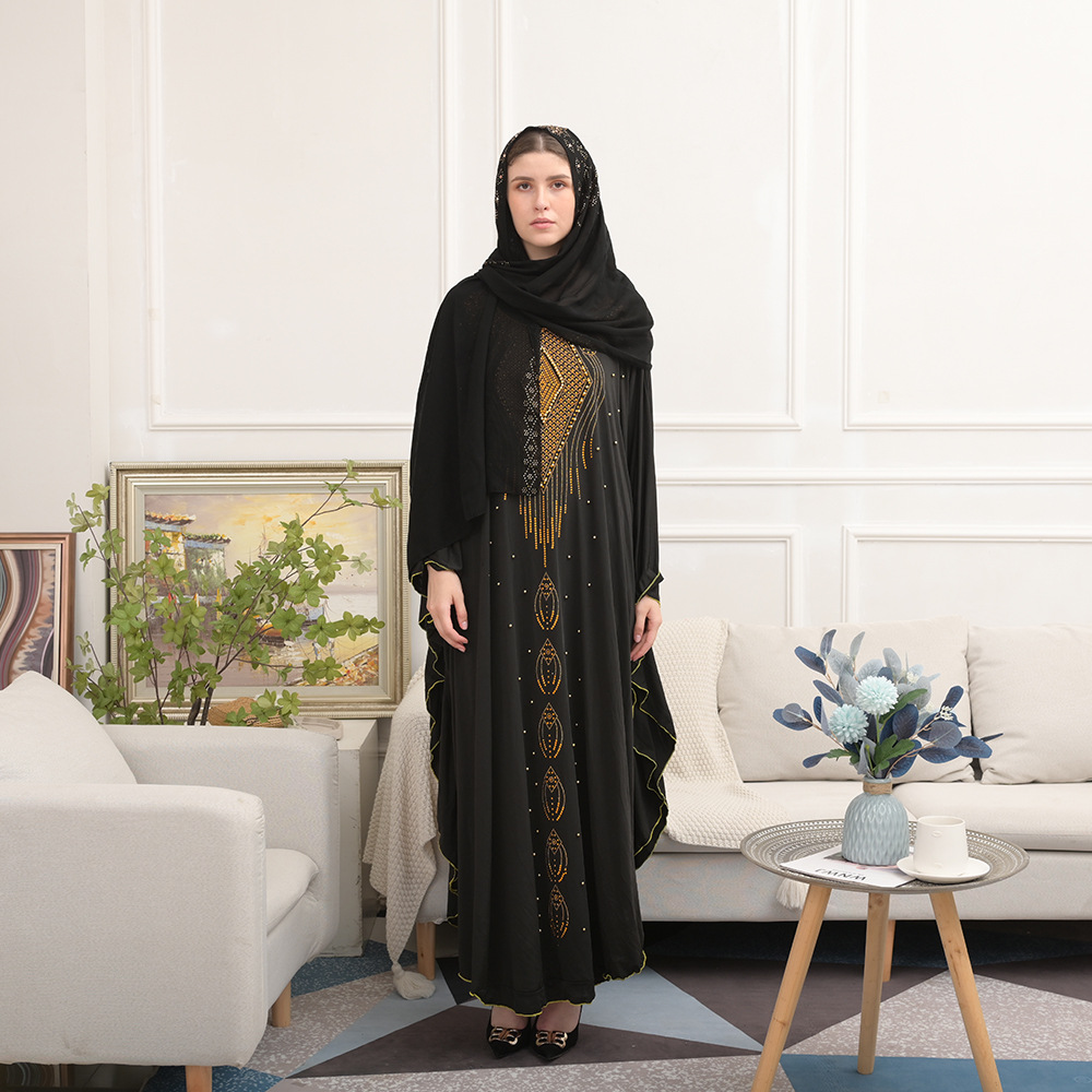  2022 Jilbab Jalabiya Turkish Islamic Clothing Caftan Thobe Dubai Muslim Burka Jalabiya Afgan Kaftan Dubai Hijab Women Maxi Dress Abaya