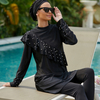Beachwear Islamic Modest Swimming Long-sleeved Swimsuit Muslim Swimwear Burkini