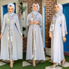 Sequins Online Shopping Islamic Pray Modest Muslim Modern Dubai Arabic Latest Fashion Lady Maxi Dresses Abaya
