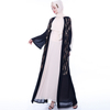 Middle East sequin stitching cardigan Muslim women chiffon jacket with long sleeves