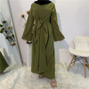 AliExpress Fashion Women's European And American Fake Two-piece Robe Dress Bandage And More Wear French Middle East Dubai 