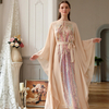Arabic Ramadan Casual Maxi Dresses Modest Southeast Asia Women Islamic Dubai Fabric Dubai Clothing Abaya