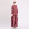 2022 Simple Women Muslim Dubai Ladies Pray Dresses Maxi Dresses Islamic Abaya