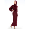 Girls New Modest Fashion Fancy Kimono Muslim Dubai Maxi Dresses Elegant Arabic Islamic Abaya
