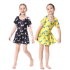  Sportswear 2021 Fabric Muslim Islamic Clothing Modest Girl Swimwear Fashion 3 Pieces Kids Full Cover Swimwear Swimsuit Burkini