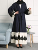 Modest Fashion Modern Arabic Islam Maxi Dresses Muslim Abaya