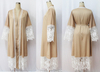 Amazon AliExpress Hot Sale Fashion Women's Embroidered Cardigan Robe