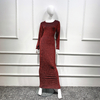 Ireland Modest Fashion Modern Arabic Islam Maxi Dresses Muslim Abaya