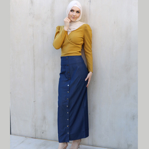Muslim Dubai Wholesale Fashion Middle East Lady Modest New Design Dress Skirt