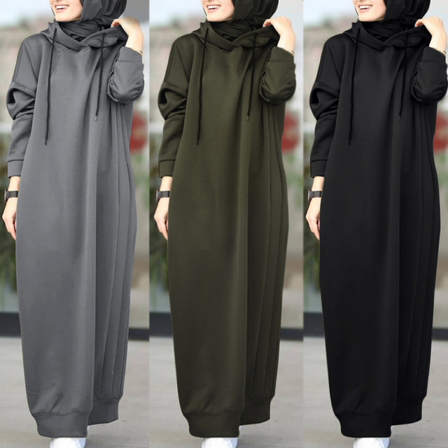  Muslim Caftan 2022 Dubai Jilbab Thobe Islamic Clothing Jalabiya Burka Kaftan Kimono Prayer Modest Women Maxi Dress Abaya