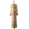 2022 Muslim New Muslim Robe Cardigan Loose Dress Abaya Spot Cross-border Women's Clothing
