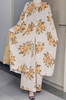  Burka Two Piece Women Dubai Thobe Pants Islamic Clothing 2pieces Prayer Maxi Suit Solid Color 2022 Modest Kurti Top Muslim Blouse Set