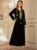  2022 Kaftan Jalabiya Dubai Jilbab Women Arabic Muslim Modest Thobe Burka Prayer Islamic Clothing Plus Size Burqa Modern Maxi Dress Abaya