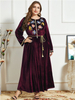  Arabic Muslim Cotton Jalabiya Women Plus Size Burka Thobe Burqa Jilbab Modern Fashion Kaftan Modest Dubai 2022 Printing Islamic Clothing Maxi Dress Abaya