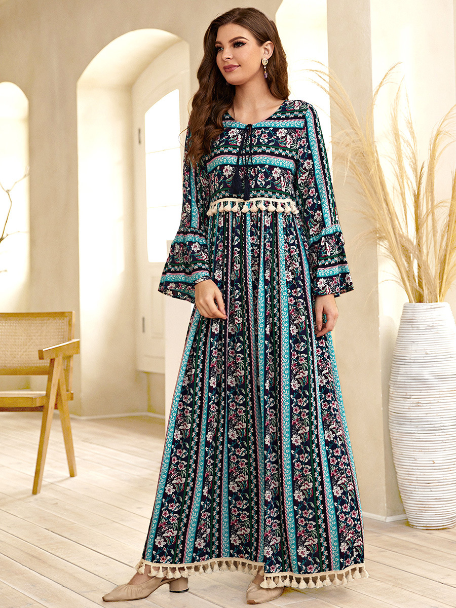  Dubai Plus Size Thobe Modest Kaftan 2022 Modern Burqa Prayer Jalabiya Muslim Burka Islamic Clothing Arabic Jilbab Women Maxi Dress Abaya