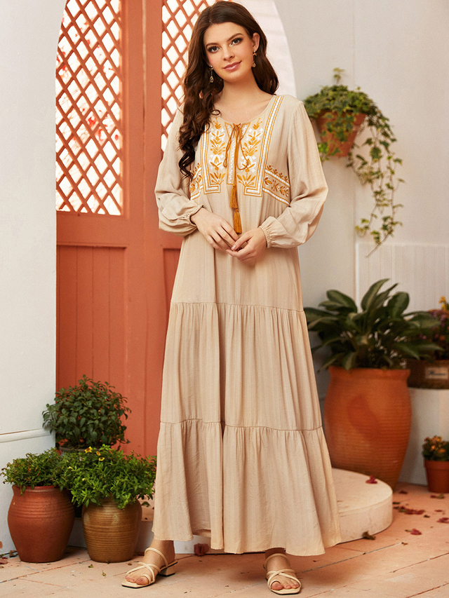  Thobe Jalabiya Burka Islamic Clothing Women Modern Plus Size Dubai Kaftan Jilbab Burqa Prayer Muslim Modest Arabic 2022 Maxi Dress Abaya