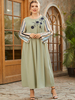  Jalabiya Modern Thobe Women Burka Plus Size Kaftan 2022 Muslim Jilbab Dubai Arabic Prayer Islamic Clothing Modest Burqa Maxi Dress Abaya