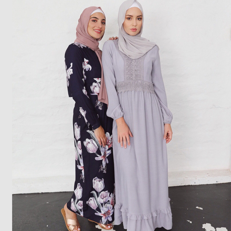 Muslim Online Women Islamic Traditional Arabic Salwar Kameez Design Robe Casual Abaya