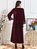  Muslim Cotton Burka Islamic Clothing Arabic Kaftan Fashion Modern Plus Size Burqa Thobe Modest 2022 Dubai Women Jilbab Jalabiya Printing Maxi Dress Abaya