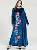  Burqa Kaftan Arabic Jilbab Dubai Modern Plus Size Islamic Clothing Jalabiya Thobe Cotton Burka 2022 Fashion Women Printing Modest Muslim Maxi Dress Abaya