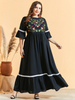  Prayer Clothes Turkish Robe Femme Musulman Dubai Embroidery Modest Borka Women Vetement Femme Vêtements Islamic Clothing Kebaya Maleisie Maxi Dress Abaya
