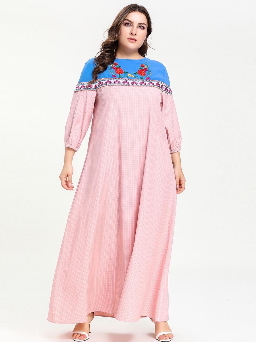  Prayer Clothes Vetement Femme Women Dubai Borka Embroidery Vêtements Kebaya Maleisie Robe Femme Musulman Turkish Islamic Clothing Modest Maxi Dress Abaya