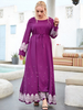  Prayer Clothes Turkish Vetement Femme Dubai Robe Femme Musulman Embroidery Vêtements Kebaya Maleisie Islamic Clothing Women Borka Modest Maxi Dress Abaya