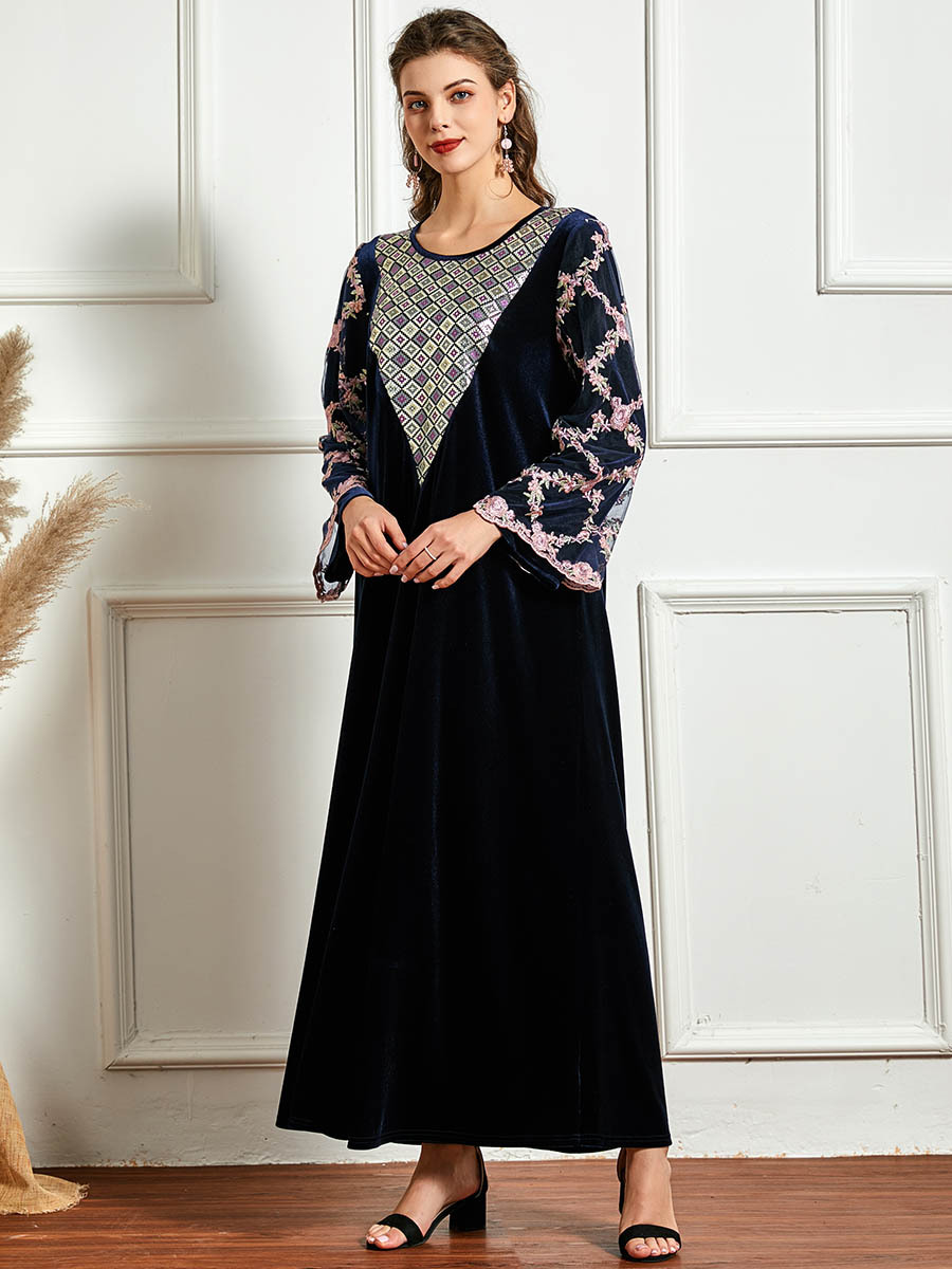  Kebaya Maleisie Islamic Clothing Women Vetement Femme Robe Femme Musulman Modest Dubai Embroidery Vêtements Borka Prayer Clothes Turkish Maxi Dress Abaya