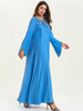  Prayer Clothes Modest Embroidery Turkish Kebaya Maleisie Robe Femme Musulman Women Vetement Femme Dubai Islamic Clothing Vêtements Borka Maxi Dress Abaya