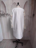 2022 New Muslim Abaya Middle East Pearl White Embroidered Long Sleeve Short Fashion Jacket