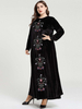  Plus Size Dubai Turkish Kaftan Islamic Clothing Hijabi Burqa Vetements Muslim Modern Arabic Fashion Musulmane Burka 2022 Women Modest Femme Maxi Dress Abaya