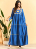  Turkish Women Embroidery Vetement Femme Robe Femme Musulman Islamic Clothing Prayer Clothes Modest Vêtements Borka Dubai Kebaya Maleisie Maxi Dress Abaya