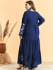  Muslim Hijabi Women Turkish Modern Dubai Kaftan Islamic Clothing Modest Musulmane 2022 Femme Arabic Fashion Vetements Burqa Burka Maxi Dress Abaya
