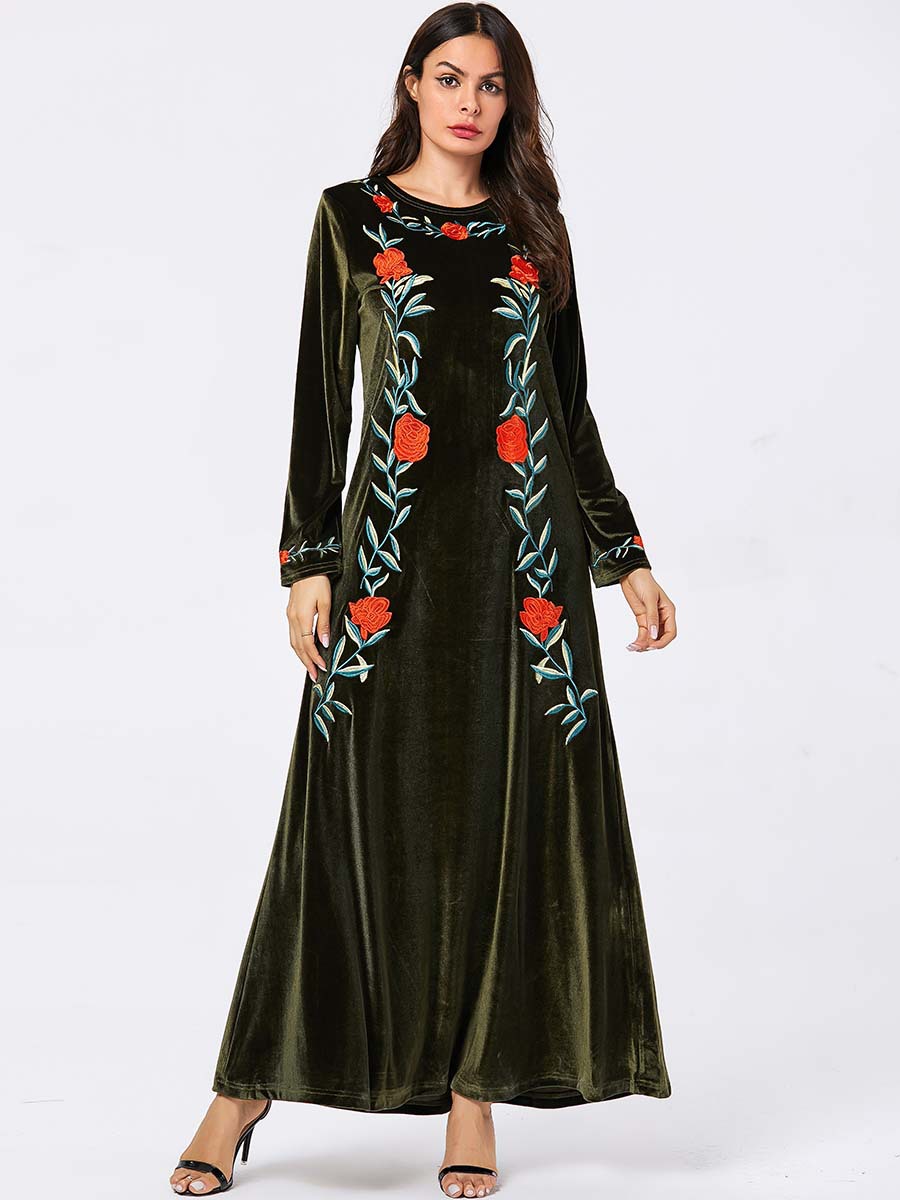  Burka Hijabi Islamic Clothing Muslim Arabic Vetements Modest Dubai Turkish Kaftan Musulmane Modern Femme 2022 Women Fashion Burqa Maxi Dress Abaya