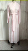 2022 Fashion Polka Dot Pink Long Sleeve Arab Muslim Elegant Female Jacket