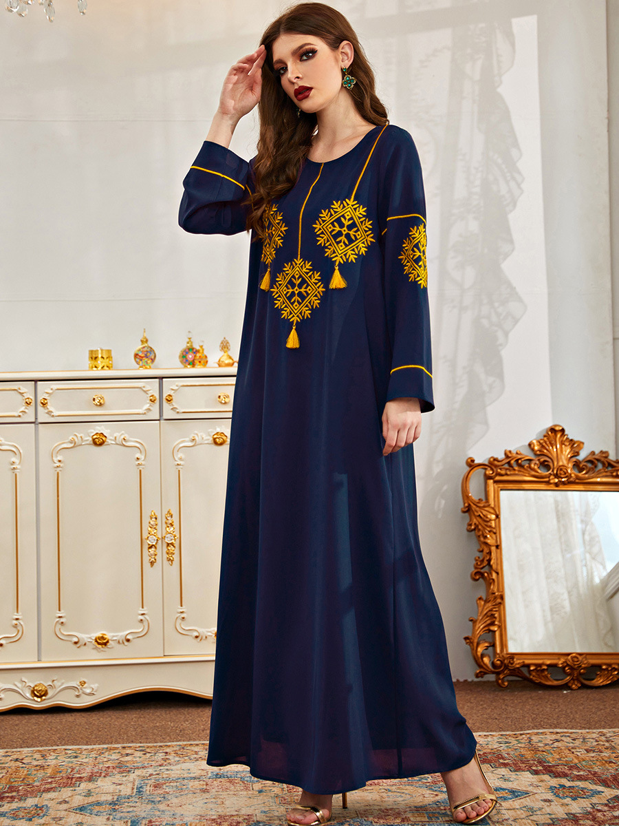  Arabic Turkish Vetements Musulmane Modern Burka Muslim Women Fashion 2022 Dubai Modest Islamic Clothing Hijabi Femme Burqa Kaftan Maxi Dress Abaya