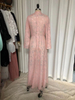 2022 Muslim Elegant Solid Sequin Embroidered Large Wholesale Dress