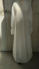 2022 Muslim White Elegant Double-layered Organza Muslim Translucent Jacket