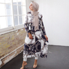 Arabic Malaysia Islamic Robe 2022 Modern Women Salwar Kameez Casual Design New Design Abaya