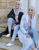 New Design Malaysia Islamic 2022 Modern Women Arabic Robe Salwar Kameez Casual Open Abaya