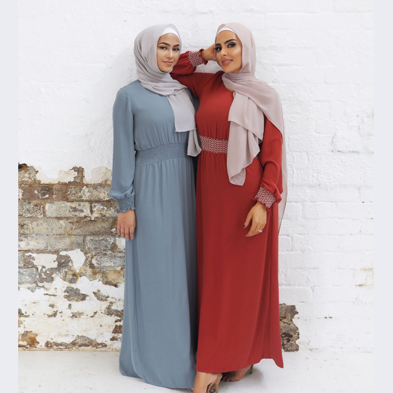 New Design Islamic Robe Women Modern Arabic Casual Salwar Kameez Design Abaya